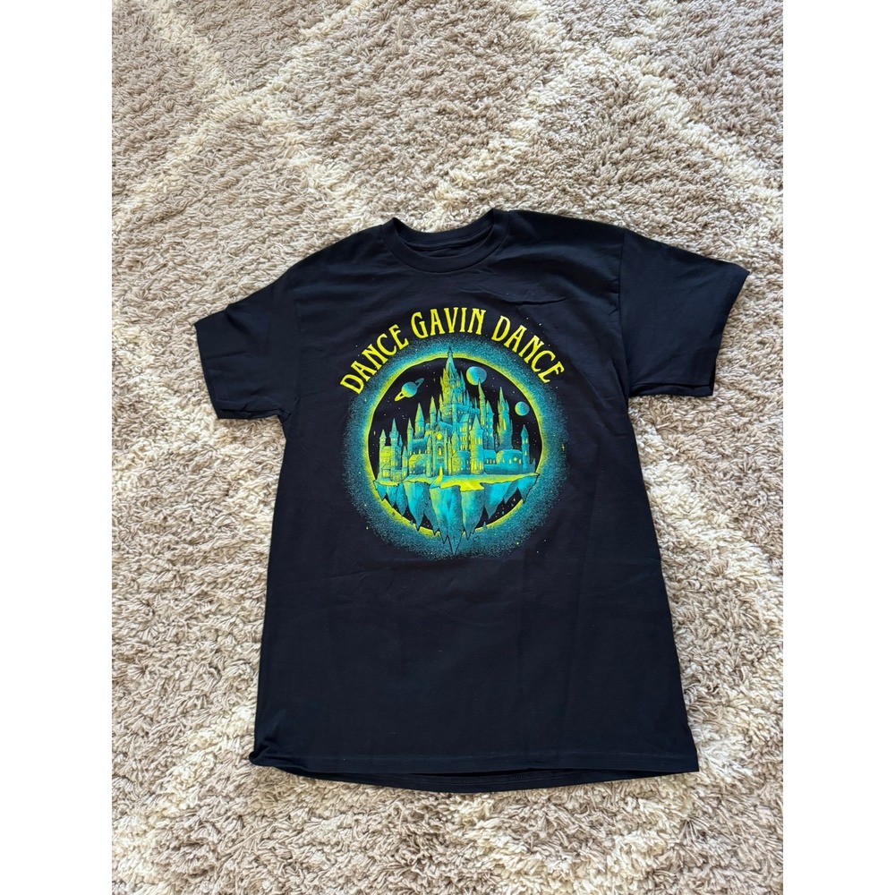 Dance Gavin Dance Band T-Shirt Black Floating Castle Graphic Tee Mens Medium